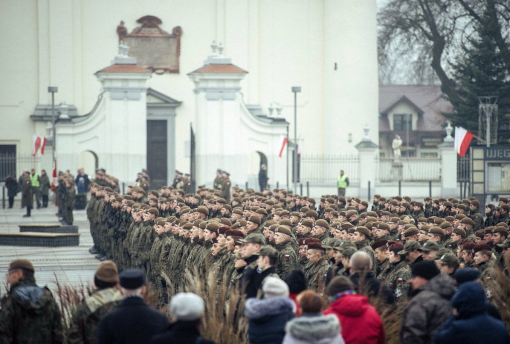 Przysięga 5. Mazowieckiej Brygady Obrony Terytorialnej [25.11.2018] - zdjęcie #4 - eOstroleka.pl