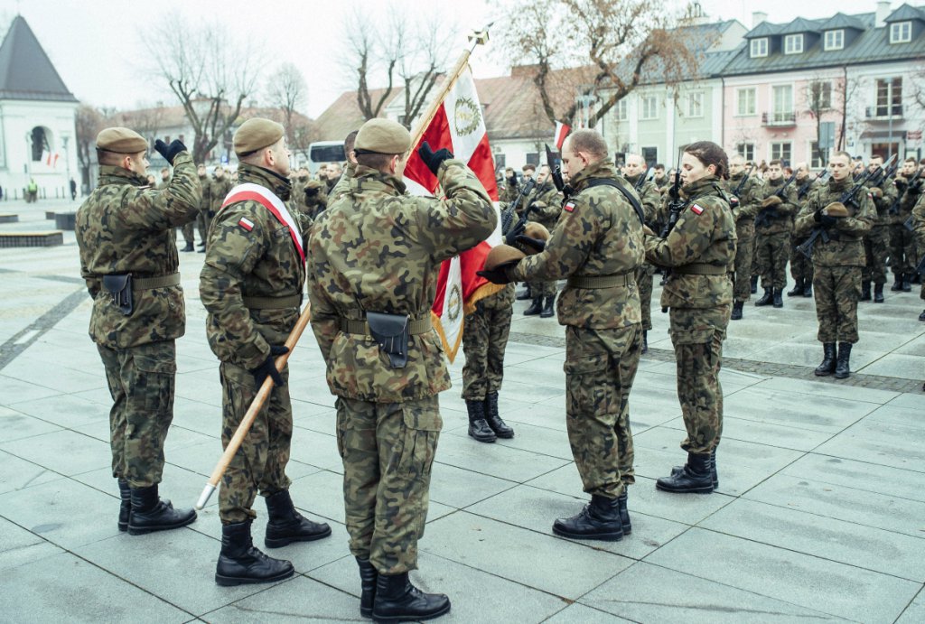 Przysięga 5. Mazowieckiej Brygady Obrony Terytorialnej [25.11.2018] - zdjęcie #6 - eOstroleka.pl