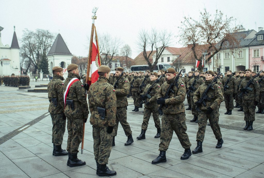Przysięga 5. Mazowieckiej Brygady Obrony Terytorialnej [25.11.2018] - zdjęcie #10 - eOstroleka.pl