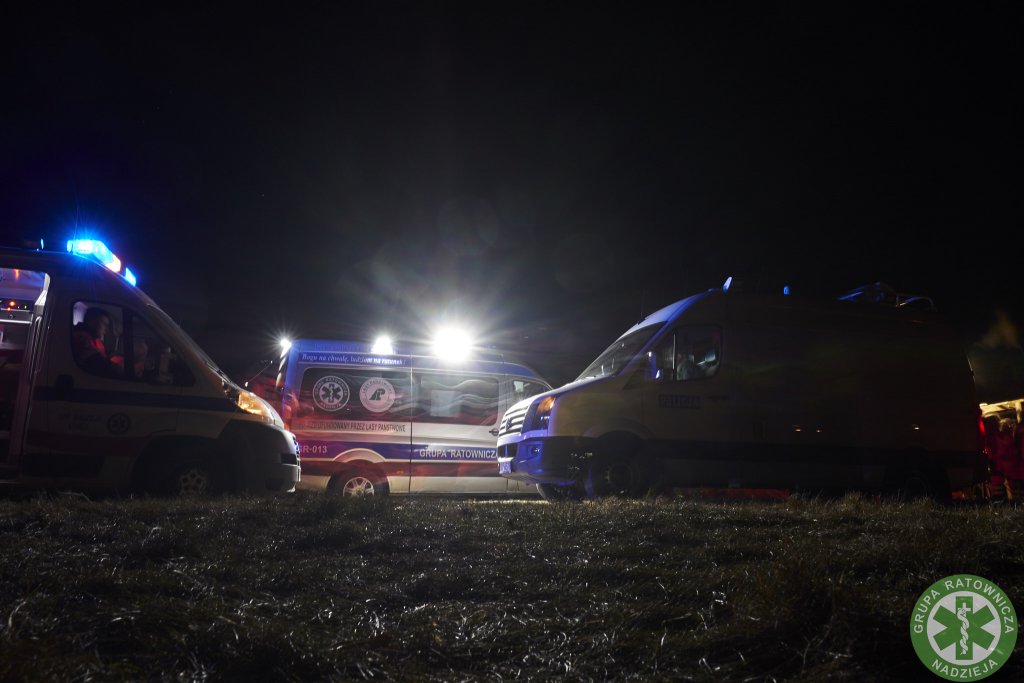 Ćwiczenia służb ratowniczych pod Nowogrodem [03.12.2018] - zdjęcie #16 - eOstroleka.pl