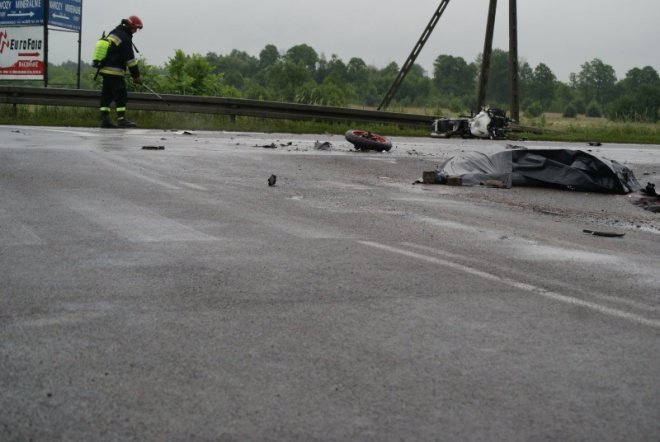 Wypadek na Warszawskiej (14.06.2010) - zdjęcie #9 - eOstroleka.pl