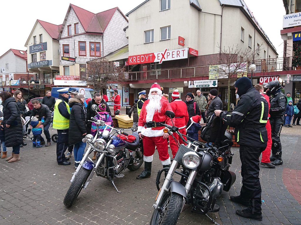 Motomikołaje w Ostrołęce [08.12.2018] - zdjęcie #12 - eOstroleka.pl