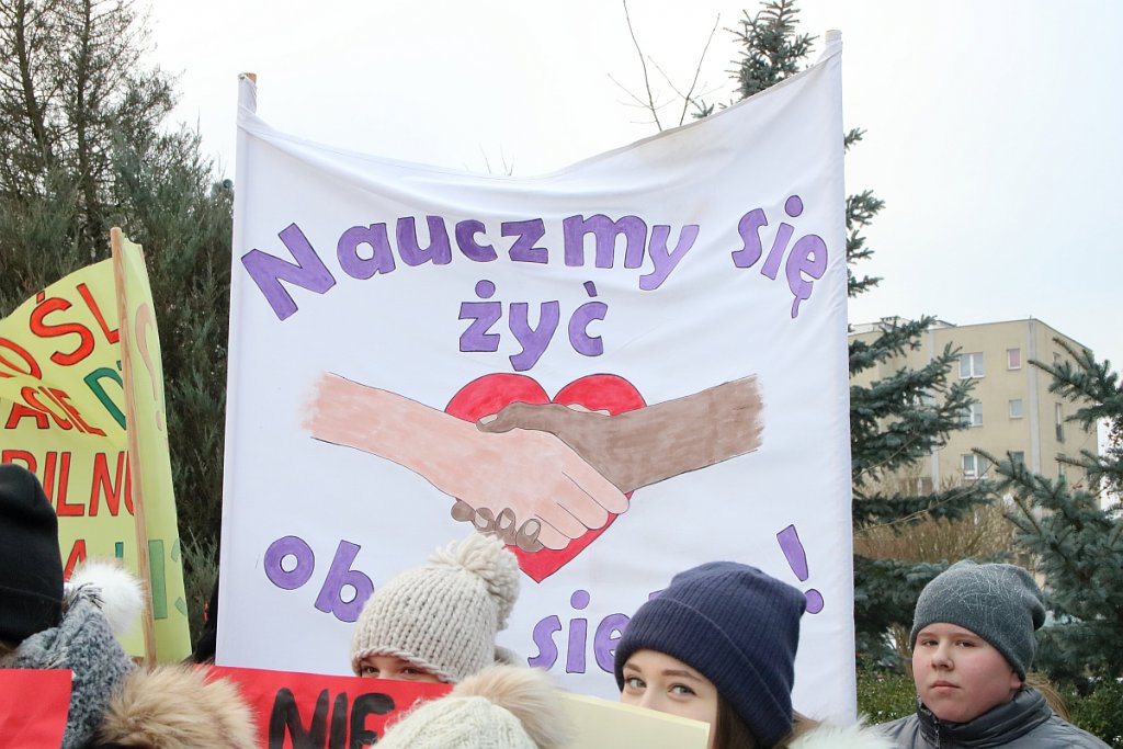 Ostrołęcka młodzież sprzeciwia się agresji i mowie nienawiści  [24.01.2019] - zdjęcie #27 - eOstroleka.pl