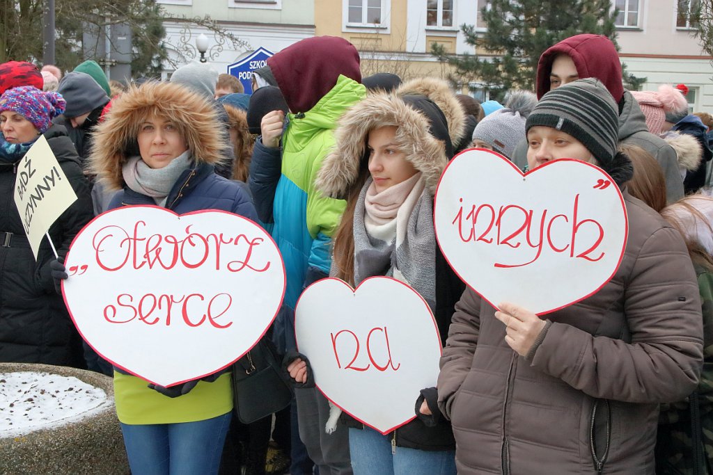 Ostrołęcka młodzież sprzeciwia się agresji i mowie nienawiści  [24.01.2019] - zdjęcie #34 - eOstroleka.pl