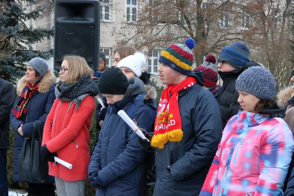 Ostrołęcka młodzież sprzeciwia się agresji i mowie nienawiści  [24.01.2019] - zdjęcie #49 - eOstroleka.pl