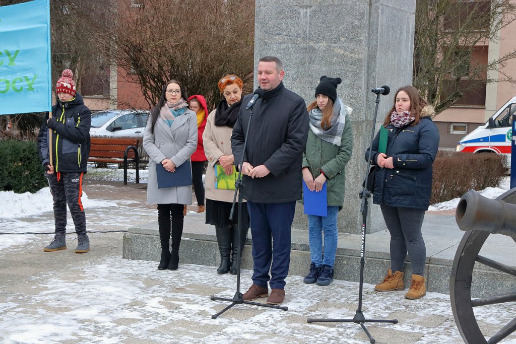 Ostrołęcka młodzież sprzeciwia się agresji i mowie nienawiści  [24.01.2019] - zdjęcie #55 - eOstroleka.pl