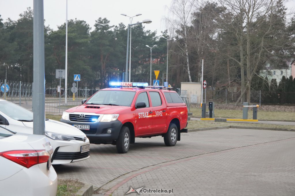 Pożar we WSAP. Z budynku uczelni ewakuowano około 100 osób [15.02.2019] - zdjęcie #7 - eOstroleka.pl