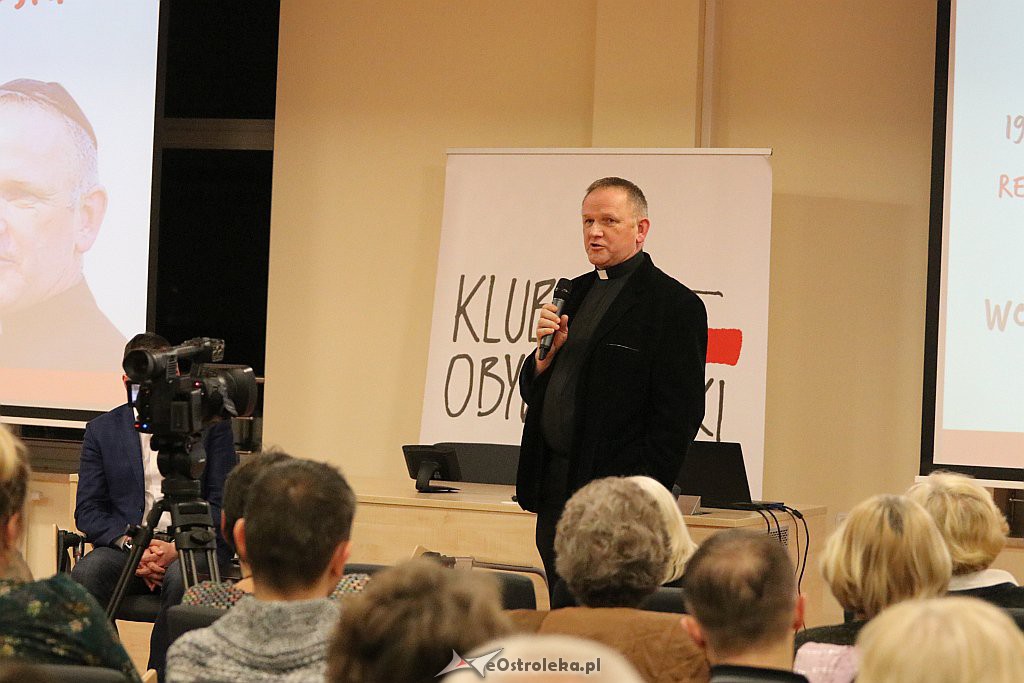 Ks. Wojciech Lemański w Klubie Obywatelskim [19.02.2019] - zdjęcie #4 - eOstroleka.pl