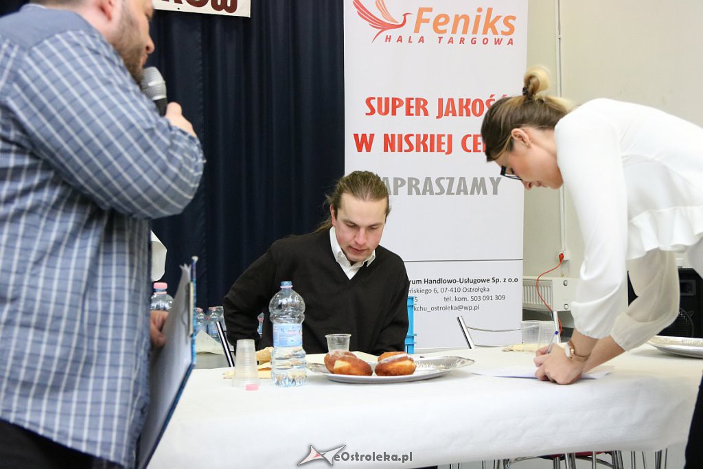 Ostrołęckie Mistrzostwa w jedzeniu Pączków 2019 [28.02.2019] - zdjęcie #23 - eOstroleka.pl
