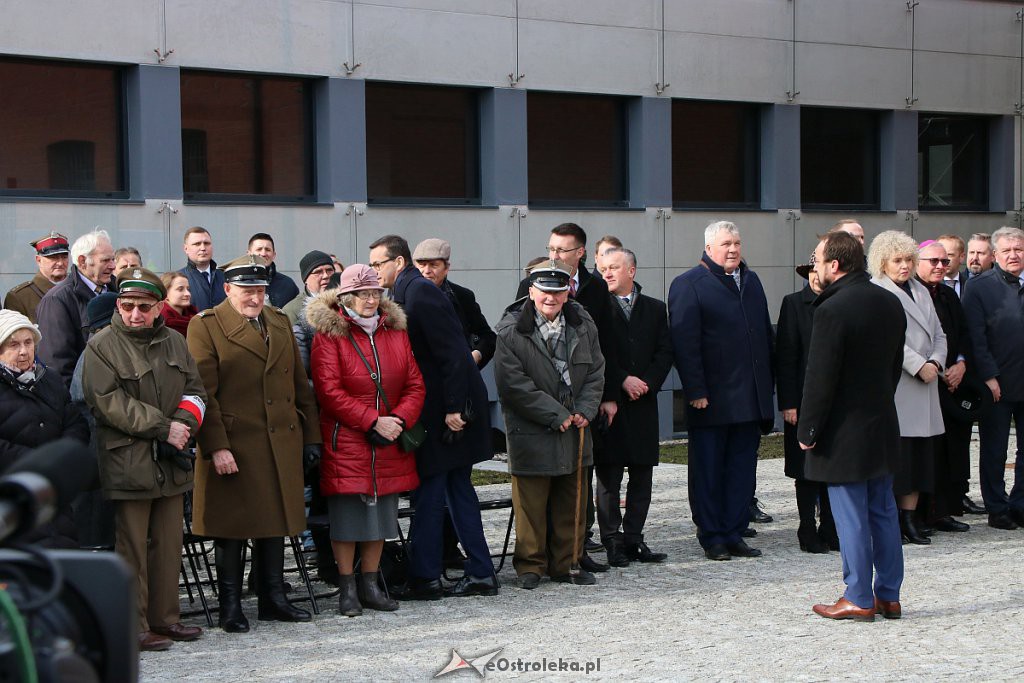 Budowa Muzeum Żołnierzy Wyklętych w Ostrołęce oficjalnie zakończona [01.03.2019] - zdjęcie #27 - eOstroleka.pl