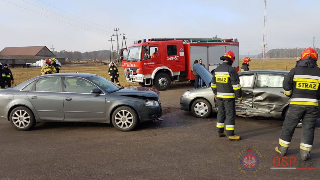Wypadek w Łysych [27.02.2019] - zdjęcie #5 - eOstroleka.pl