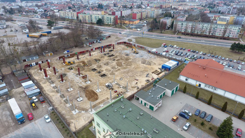 Budowa parku handlowego Vendo przy ul. Witosa [07.03.2019] - zdjęcie #3 - eOstroleka.pl