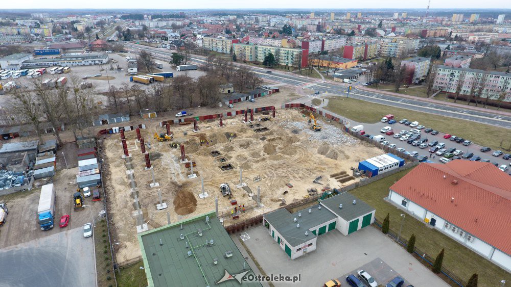 Budowa parku handlowego Vendo przy ul. Witosa [07.03.2019] - zdjęcie #4 - eOstroleka.pl