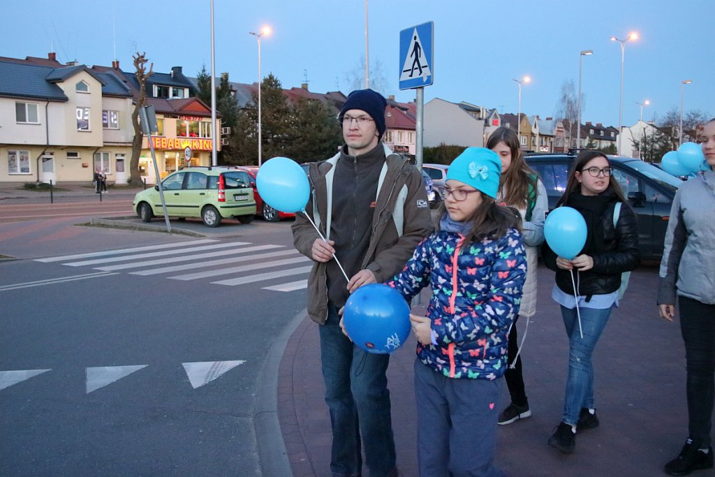 Niebieski Marsz w Ostrołęce [02.04.2019] - zdjęcie #43 - eOstroleka.pl