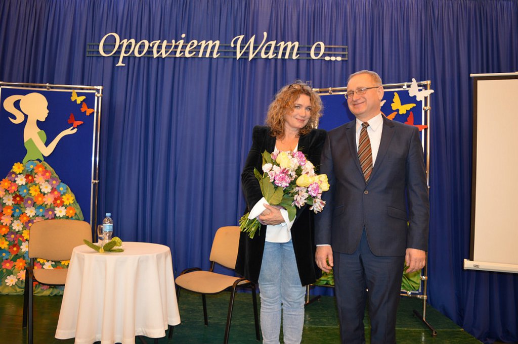 Joanna Trzepiecińska w ZSP w Łysych [05.04.2019] - zdjęcie #19 - eOstroleka.pl