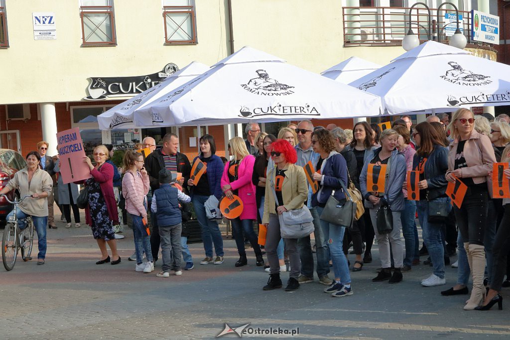Wiec poparcia dla nauczycieli w Ostrołęce [24.04.2019] - zdjęcie #65 - eOstroleka.pl