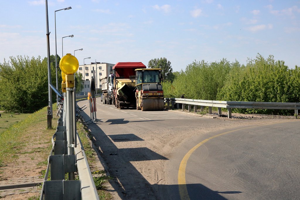 Uwaga kierowcy: Ruch wahadłowy na moście tymczasowym w Ostrołęce [01.05.2019] - zdjęcie #1 - eOstroleka.pl