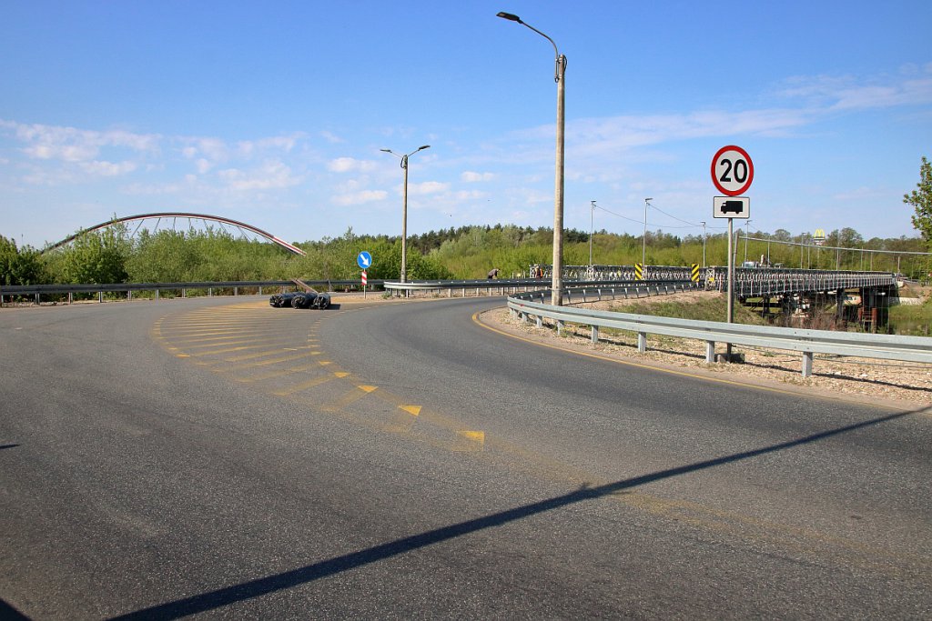 Uwaga kierowcy: Ruch wahadłowy na moście tymczasowym w Ostrołęce [01.05.2019] - zdjęcie #2 - eOstroleka.pl
