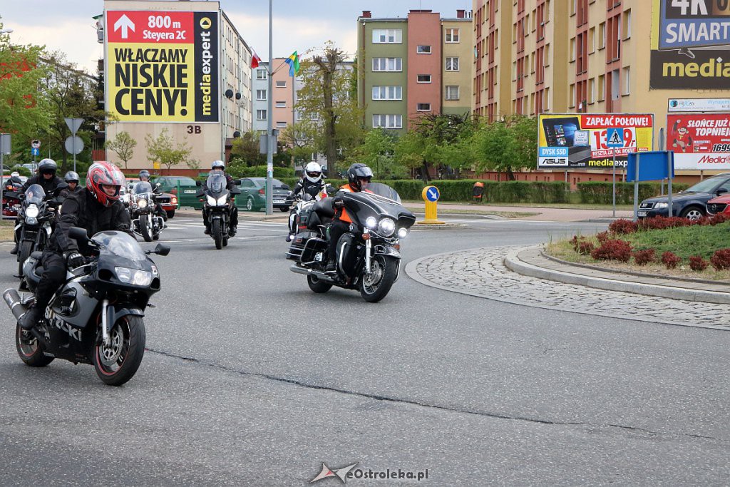 Rozpoczęcie sezonu motocyklowego i parada ulicami miasta [11.05.2019] - zdjęcie #37 - eOstroleka.pl