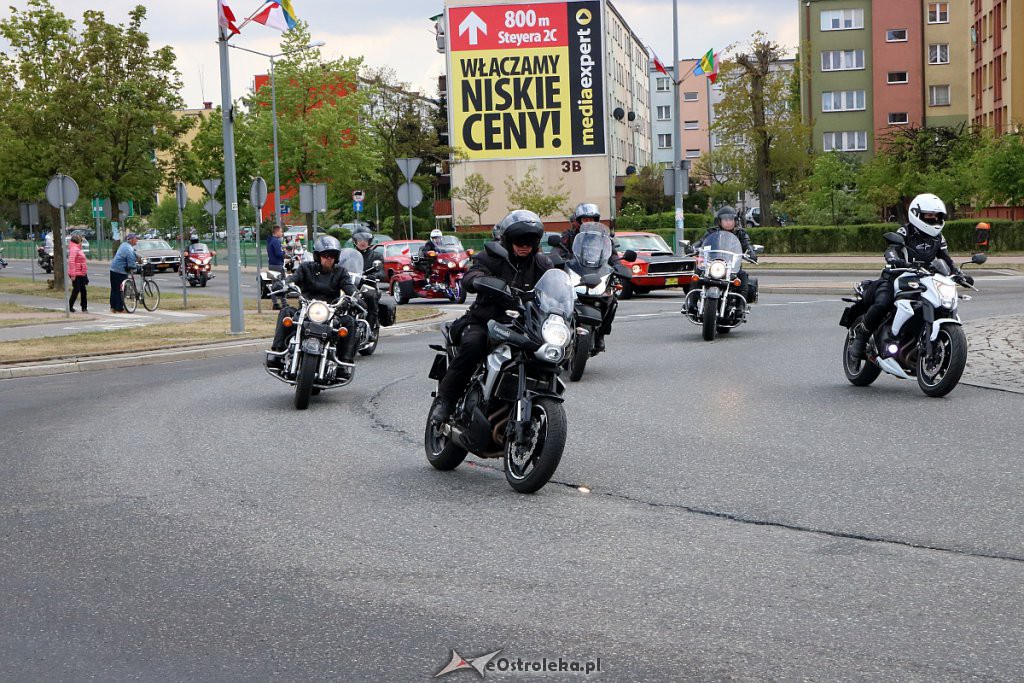 Rozpoczęcie sezonu motocyklowego i parada ulicami miasta [11.05.2019] - zdjęcie #35 - eOstroleka.pl