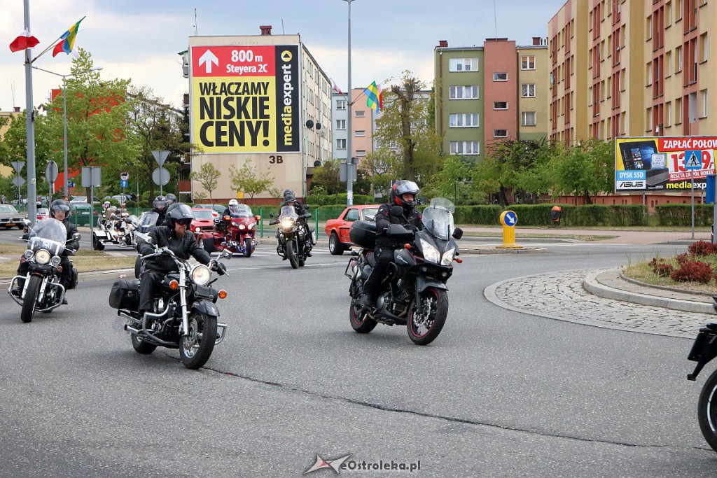 Rozpoczęcie sezonu motocyklowego i parada ulicami miasta [11.05.2019] - zdjęcie #34 - eOstroleka.pl
