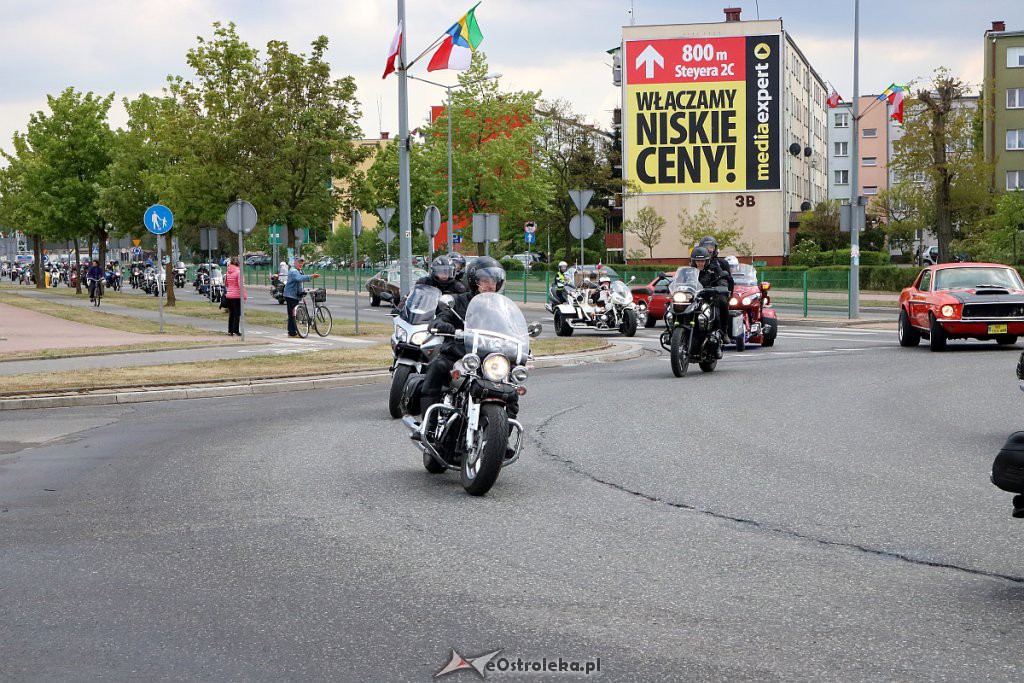 Rozpoczęcie sezonu motocyklowego i parada ulicami miasta [11.05.2019] - zdjęcie #33 - eOstroleka.pl