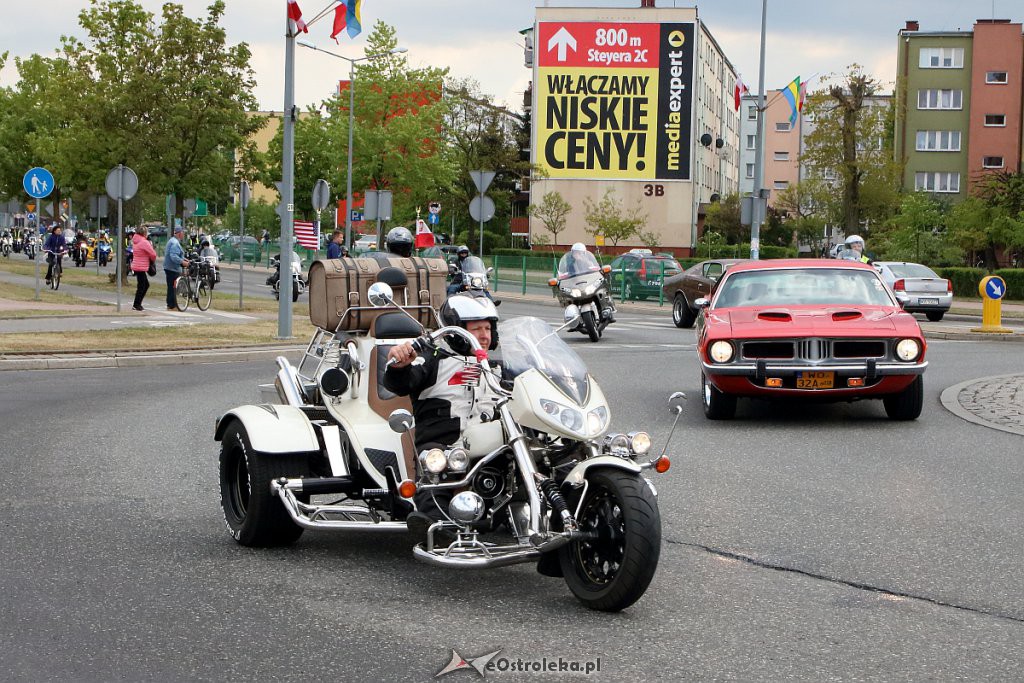 Rozpoczęcie sezonu motocyklowego i parada ulicami miasta [11.05.2019] - zdjęcie #28 - eOstroleka.pl