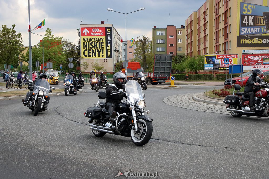 Rozpoczęcie sezonu motocyklowego i parada ulicami miasta [11.05.2019] - zdjęcie #23 - eOstroleka.pl