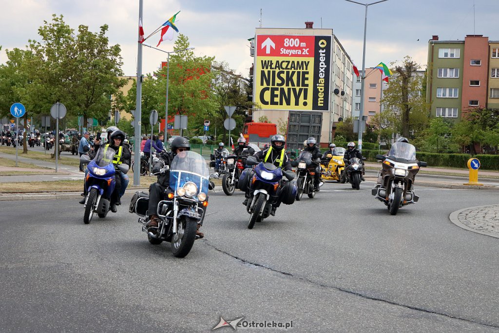 Rozpoczęcie sezonu motocyklowego i parada ulicami miasta [11.05.2019] - zdjęcie #21 - eOstroleka.pl