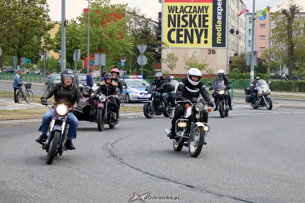 Rozpoczęcie sezonu motocyklowego i parada ulicami miasta [11.05.2019] - zdjęcie #5 - eOstroleka.pl