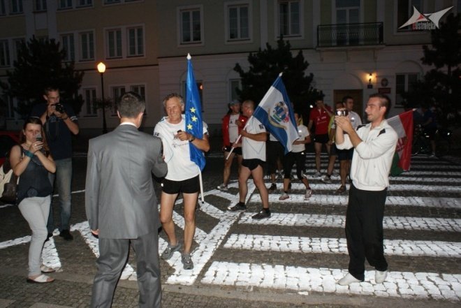Rowerzyści z Węgier w Ostrołęce (09/08/2010) - zdjęcie #16 - eOstroleka.pl