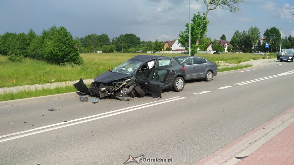 Wypadek w Krukach [06.06.2019] - zdjęcie #4 - eOstroleka.pl