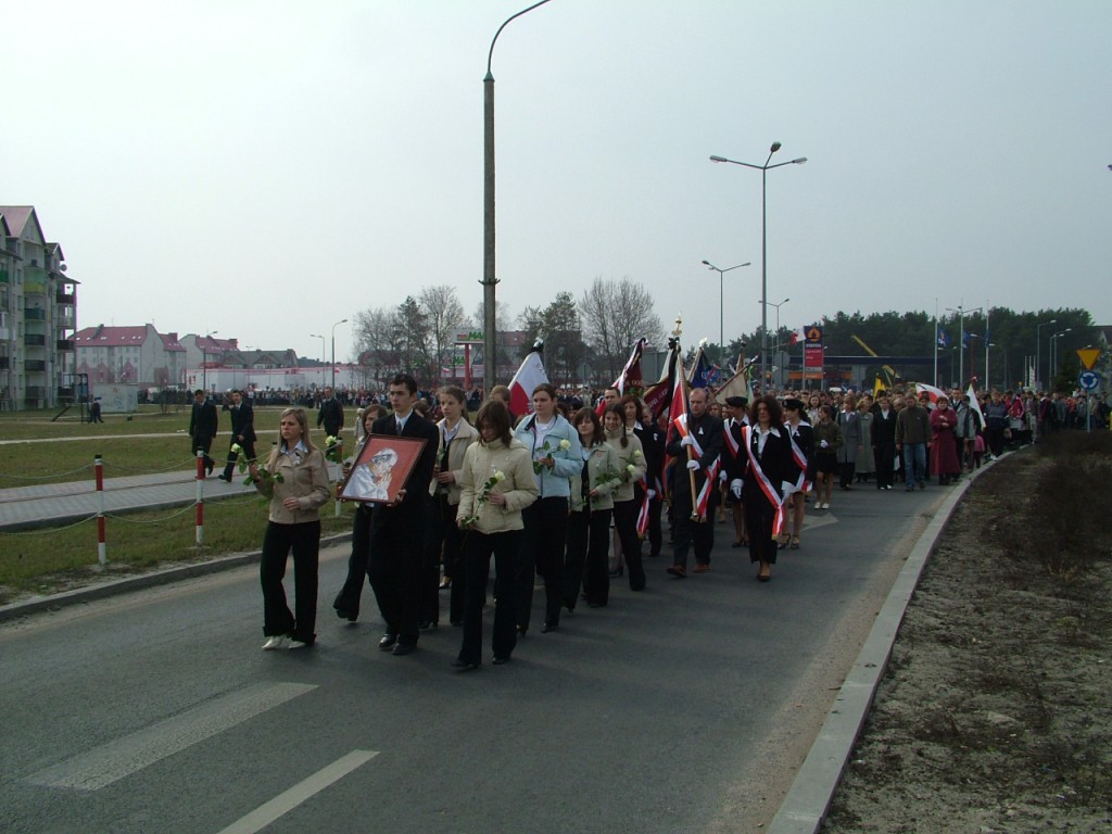 Biały Marsz dla Papieża Jana Pawła II - 2005 r. - zdjęcie #55 - eOstroleka.pl