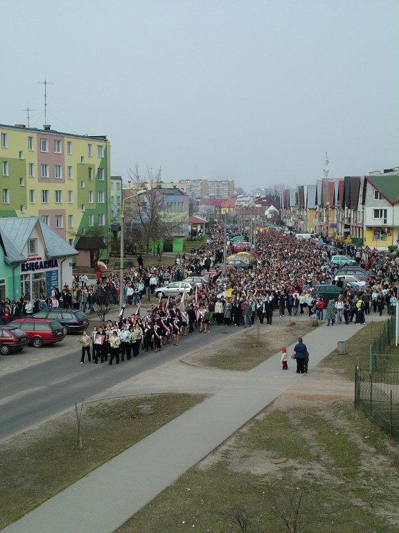 Biały Marsz dla Papieża Jana Pawła II - 2005 r. - zdjęcie #76 - eOstroleka.pl
