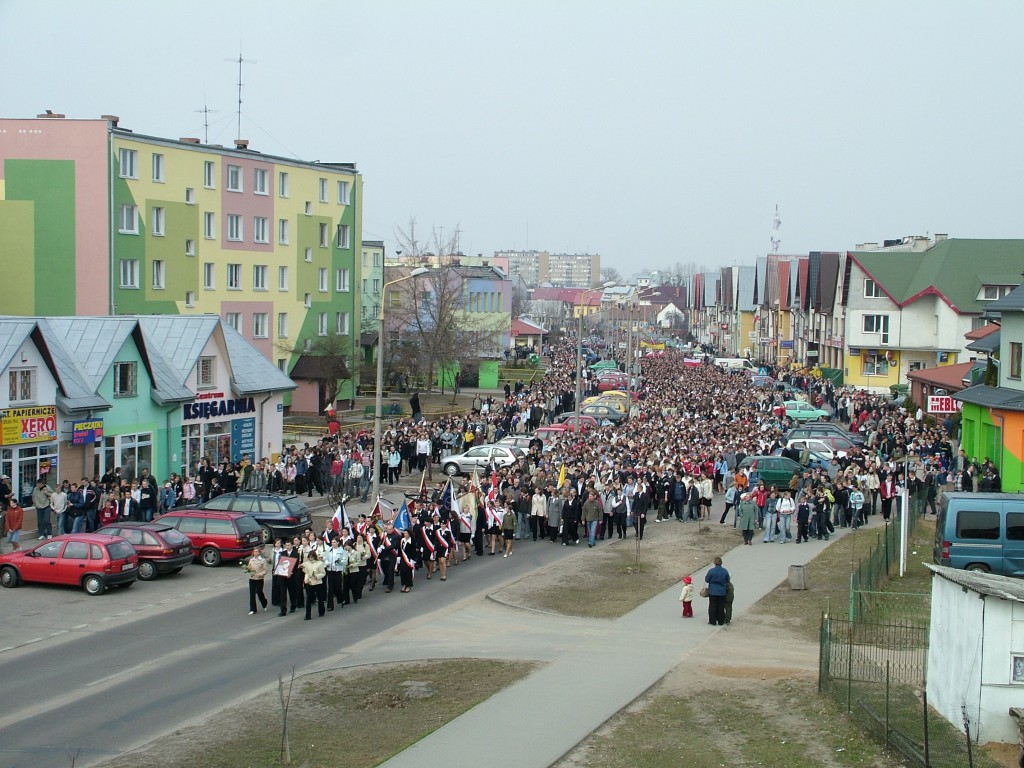Biały Marsz dla Papieża Jana Pawła II - 2005 r. - zdjęcie #77 - eOstroleka.pl