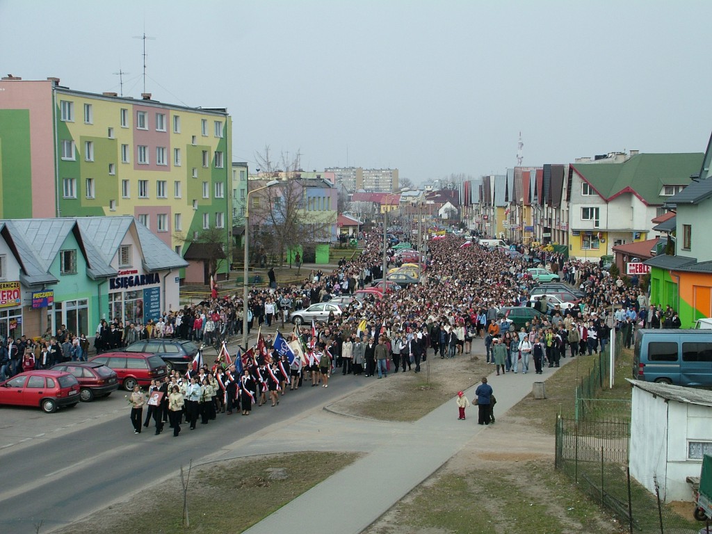 Biały Marsz dla Papieża Jana Pawła II - 2005 r. - zdjęcie #78 - eOstroleka.pl