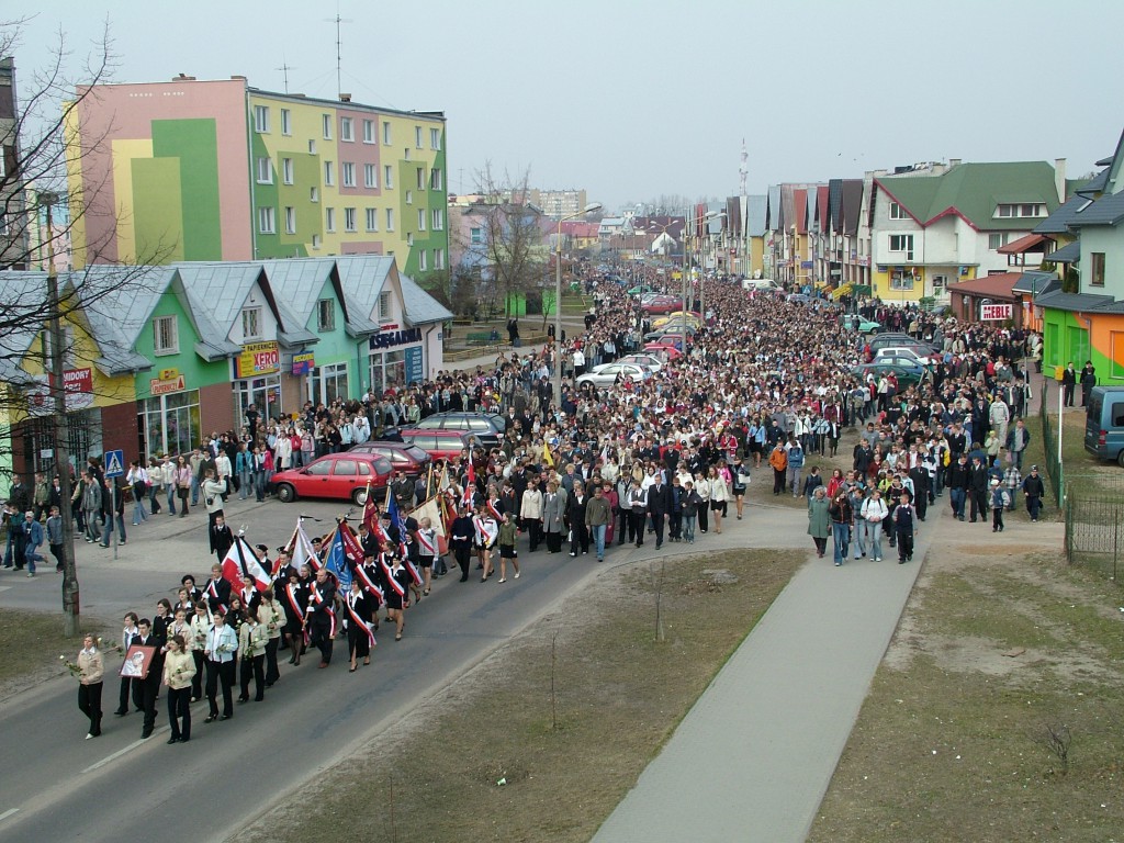 Biały Marsz dla Papieża Jana Pawła II - 2005 r. - zdjęcie #82 - eOstroleka.pl