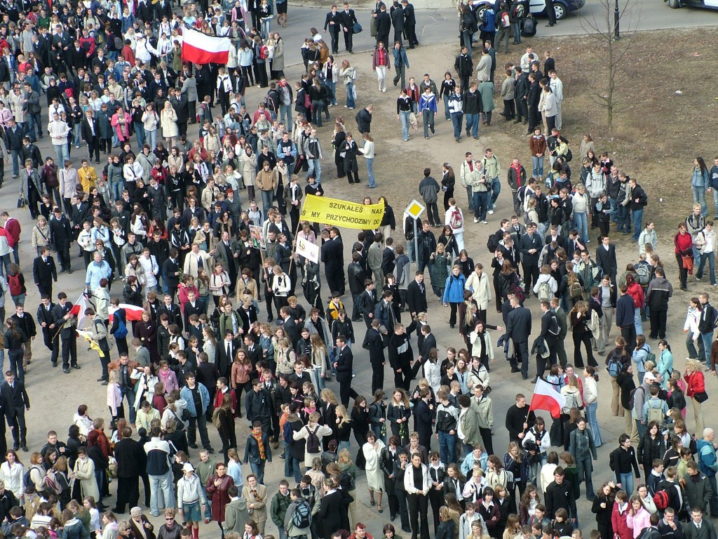 Biały Marsz dla Papieża Jana Pawła II - 2005 r. - zdjęcie #108 - eOstroleka.pl