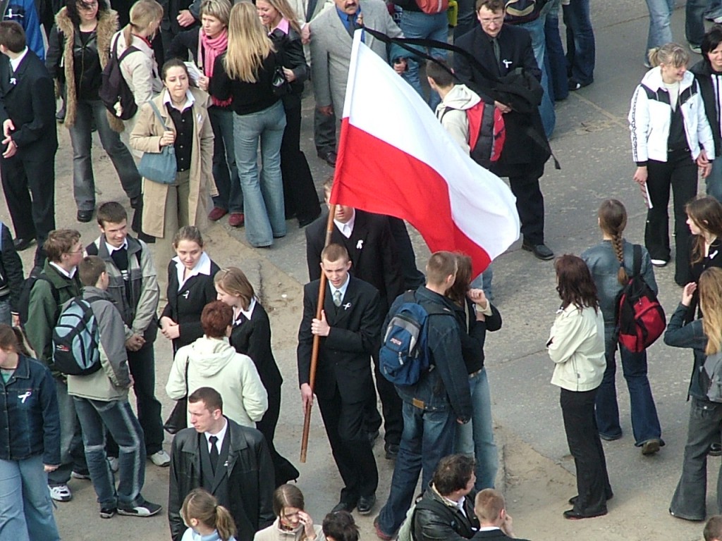 Biały Marsz dla Papieża Jana Pawła II - 2005 r. - zdjęcie #112 - eOstroleka.pl