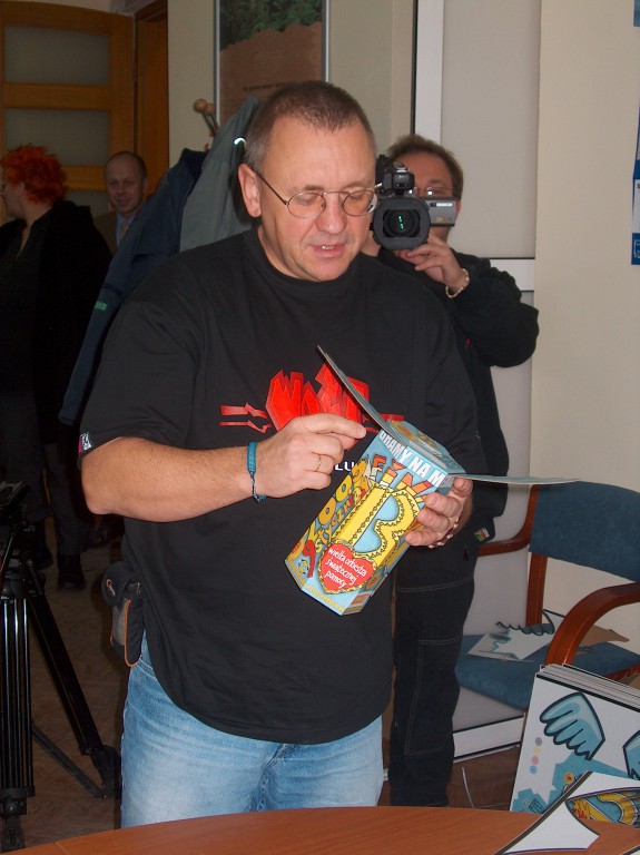 Jerzy Owsiak w Ostrołęce - 13. finał WOŚP - zdjęcie #14 - eOstroleka.pl
