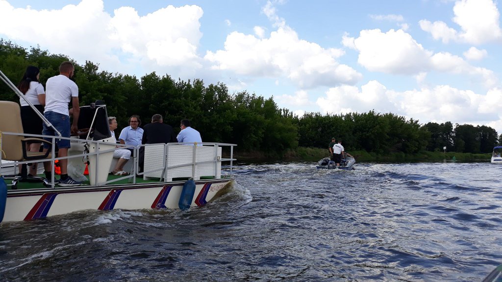 Minister Gróbarczyk w ostrołęckim porcie [17.06.2019] - zdjęcie #20 - eOstroleka.pl