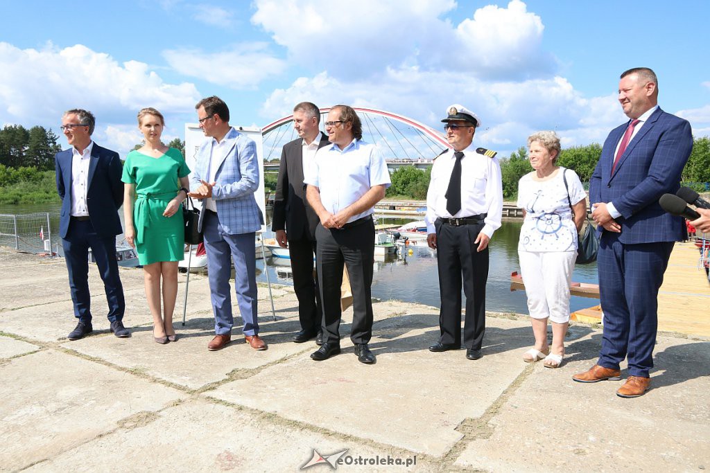 Minister Gróbarczyk w ostrołęckim porcie [17.06.2019] - zdjęcie #45 - eOstroleka.pl