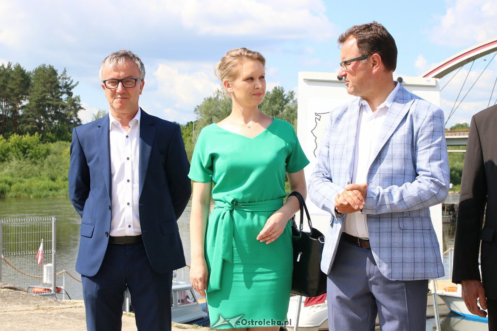 Minister Gróbarczyk w ostrołęckim porcie [17.06.2019] - zdjęcie #31 - eOstroleka.pl