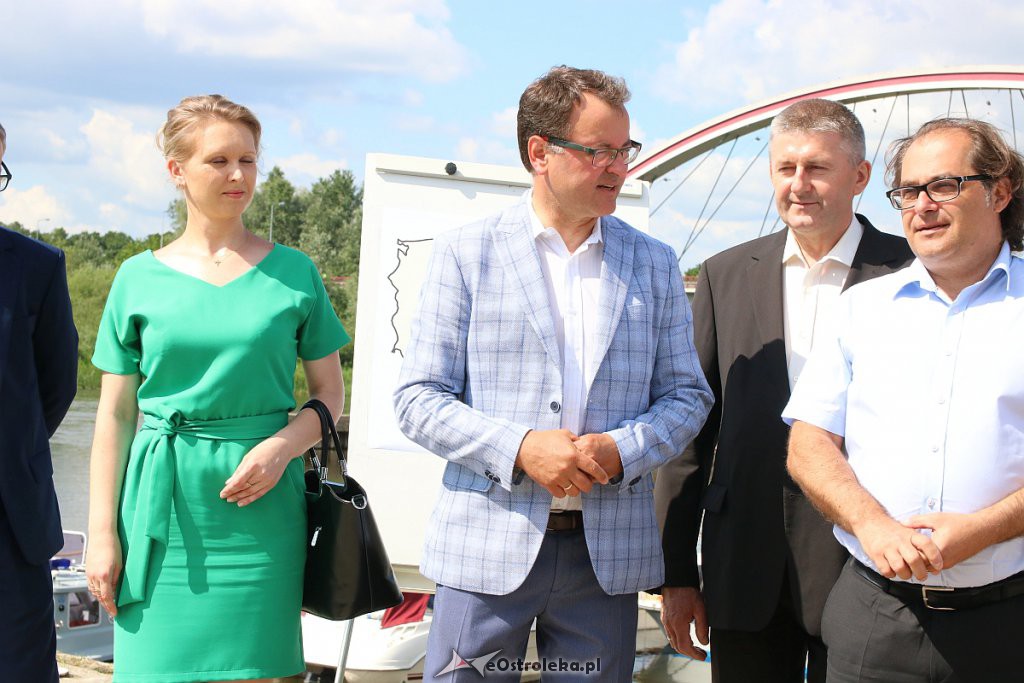 Minister Gróbarczyk w ostrołęckim porcie [17.06.2019] - zdjęcie #32 - eOstroleka.pl