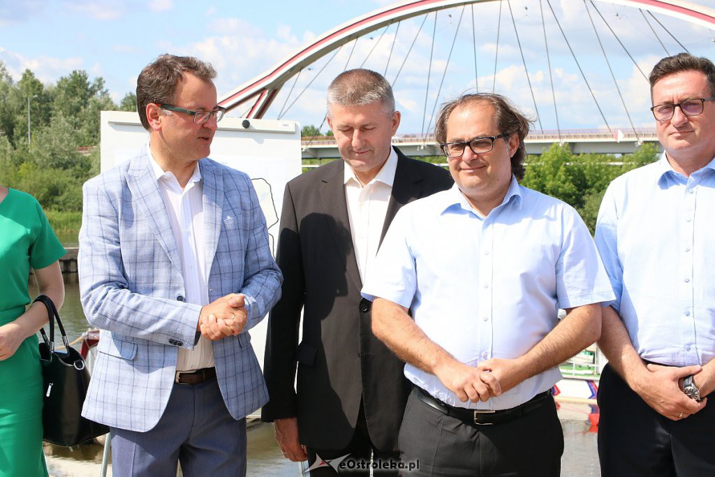 Minister Gróbarczyk w ostrołęckim porcie [17.06.2019] - zdjęcie #36 - eOstroleka.pl