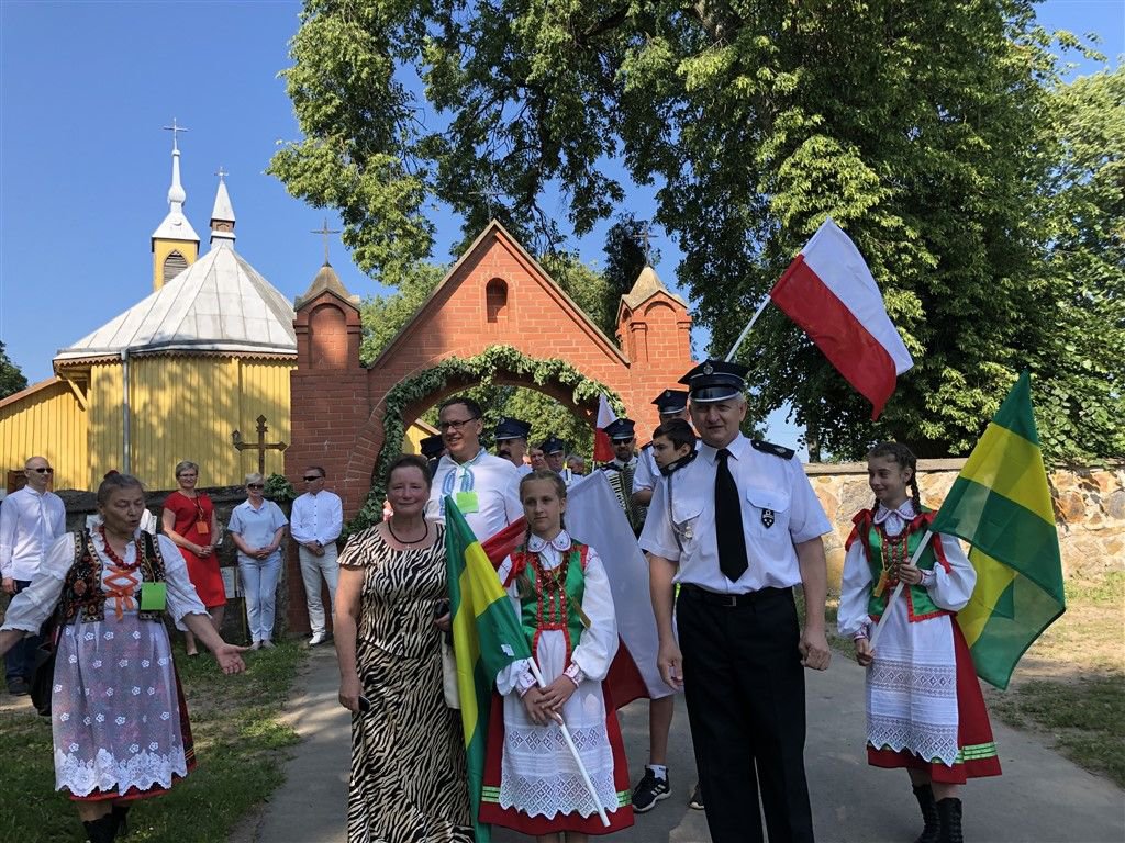 Strażacy ochotnicy z Kadzidła i Kurpianka na Dniach Kultury Polskiej na Litwie [ZDJĘCIA] - zdjęcie #9 - eOstroleka.pl