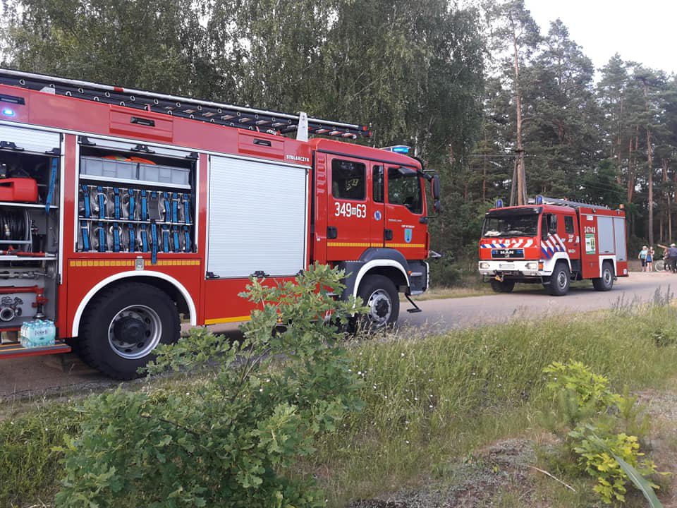 Wypadek z udziałem motocykla w Olszynach [22.06.2019] - zdjęcie #5 - eOstroleka.pl