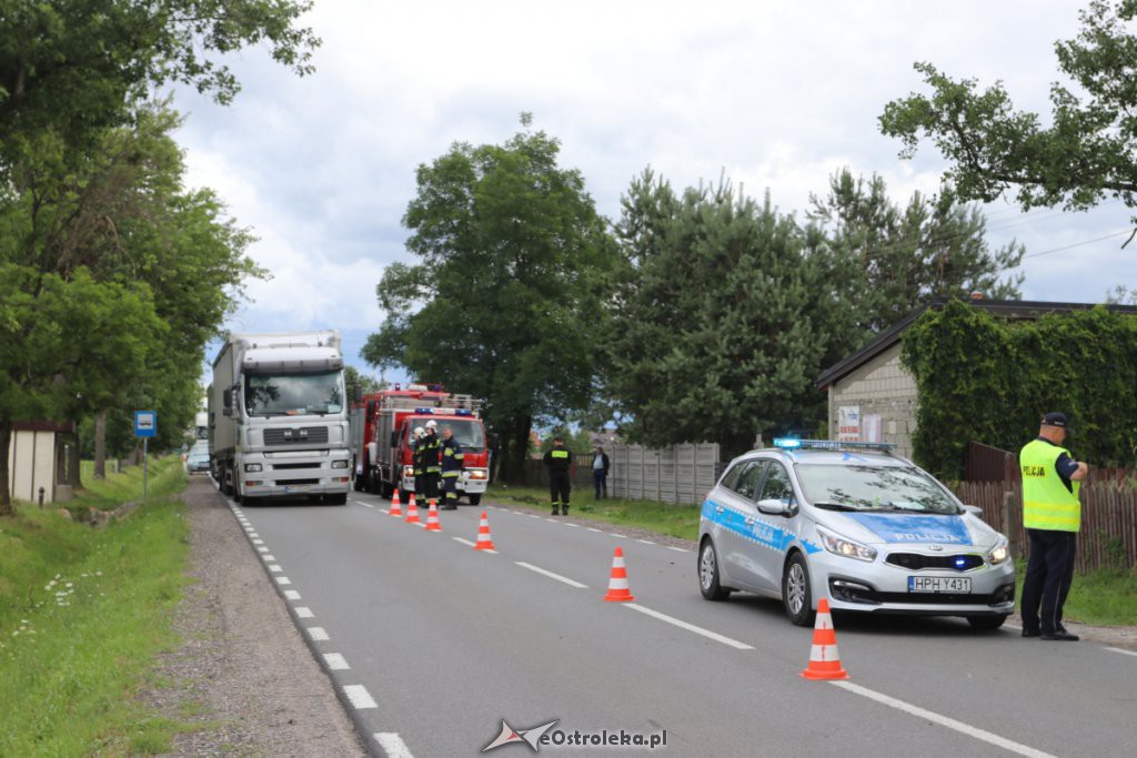 Wypadek w Dylewie [28.06.2019] - zdjęcie #7 - eOstroleka.pl