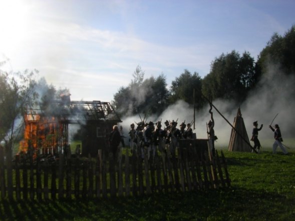 Ostrołęckie Stowarzyszenie Historyczne Czwartacy na inscenizacji w Ciechanowie (21.08.2010) - zdjęcie #18 - eOstroleka.pl