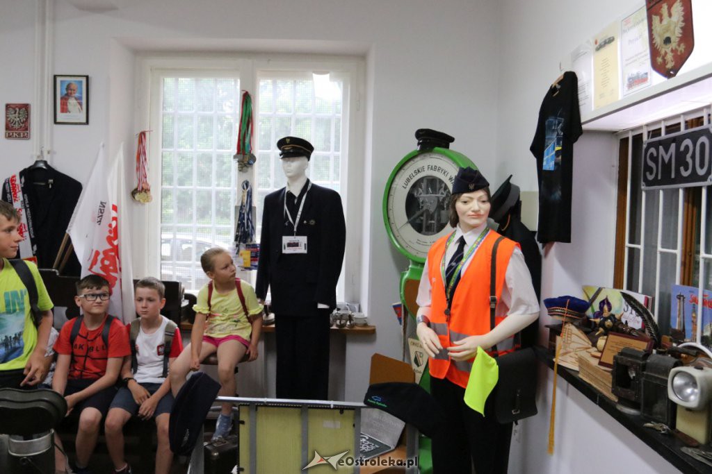 Wizyta dzieci na dworcu PKP [28.06.2019] - zdjęcie #25 - eOstroleka.pl